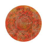 Meditation Multi-Purpose Designer round Rug MANDALA