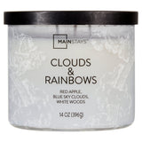 3-Wick Wrapped Clouds & Rainbows Scented Candle, 14 Oz